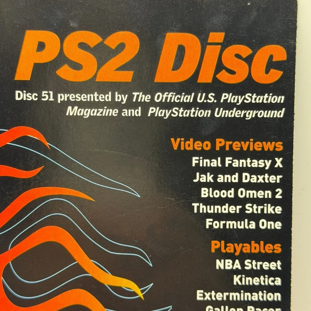 Sony‎ PlayStation 2 Official Magazine Issue 51 Demo Disc SCUS-97165 Retro Gaming - Picture 3 of 9